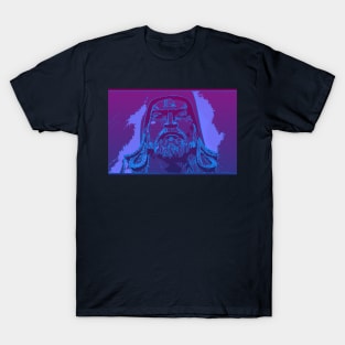 Vaporwave Genghis Khan 4218 Ulaanbaatar T-Shirt